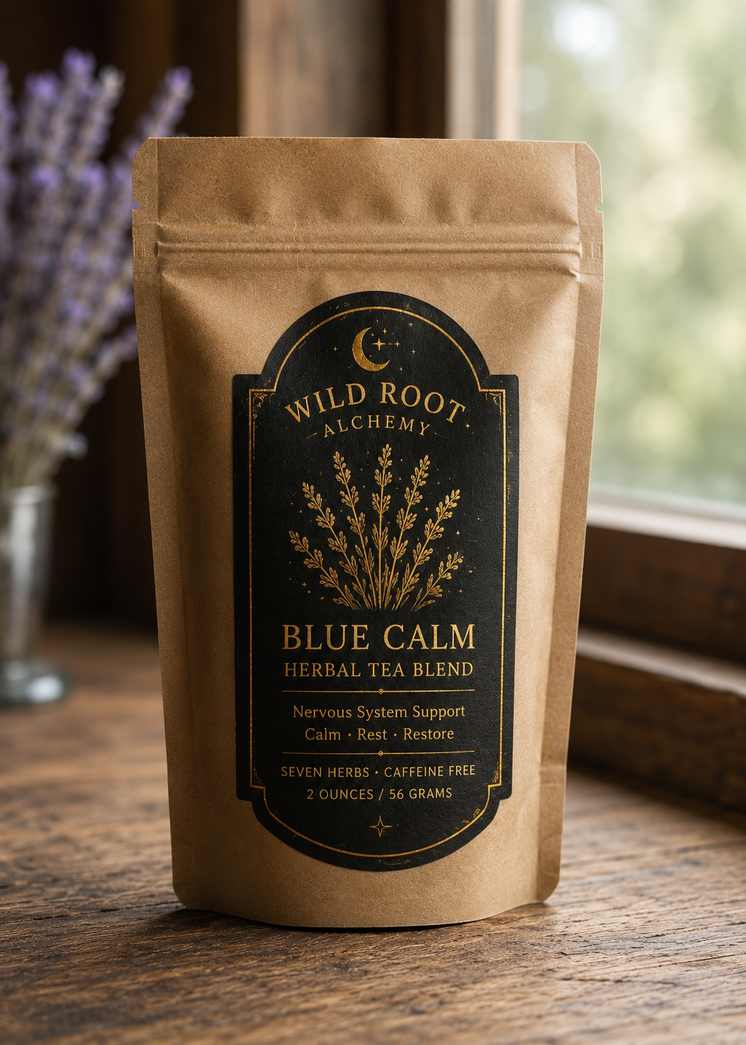 BLUE CALM
Herbal Tea Blend.