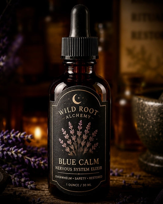 Blue Calm Tonic / soften the nervous system, quiet mental noise