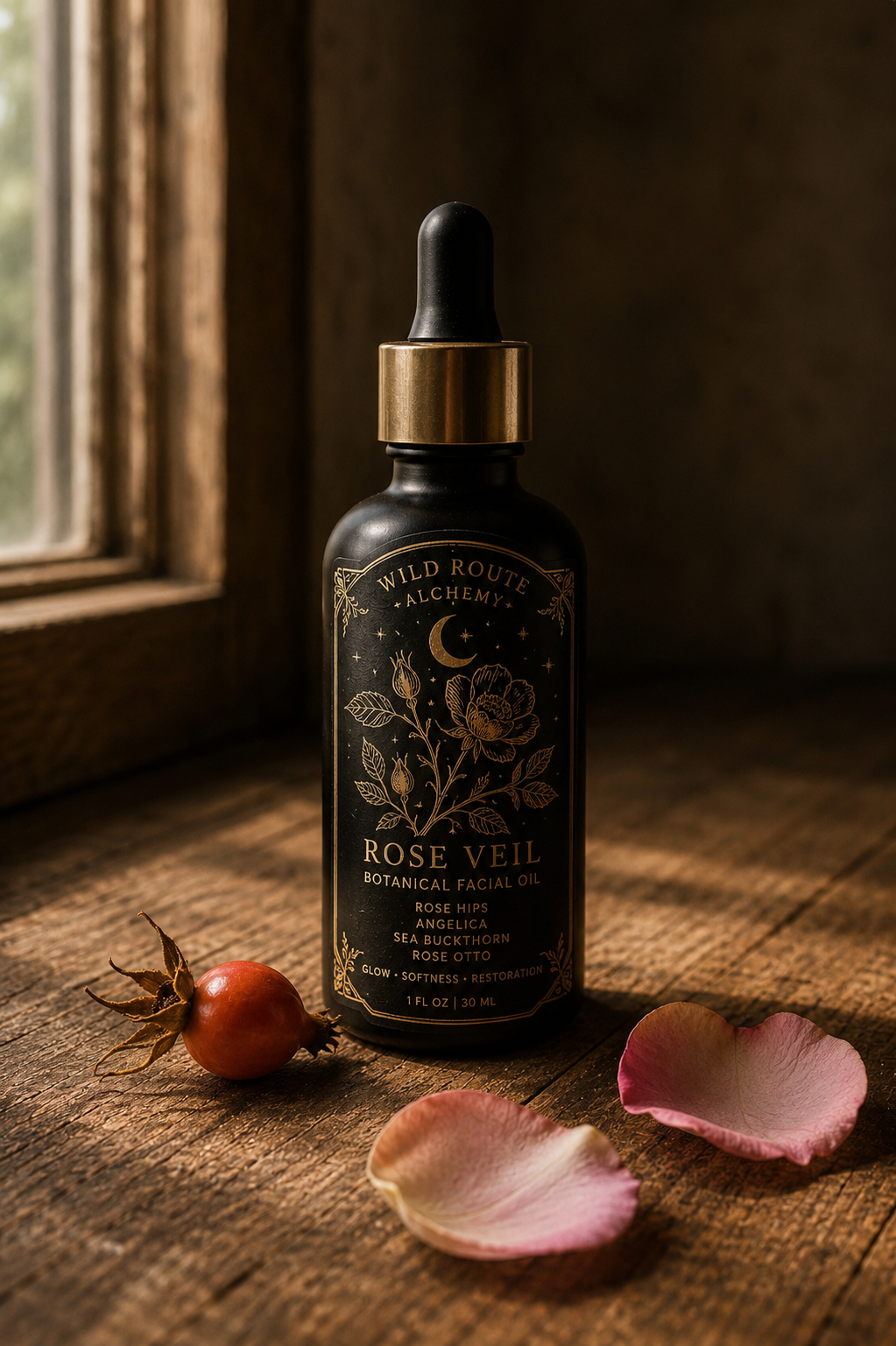 Rose Veil / illuminating facial oil