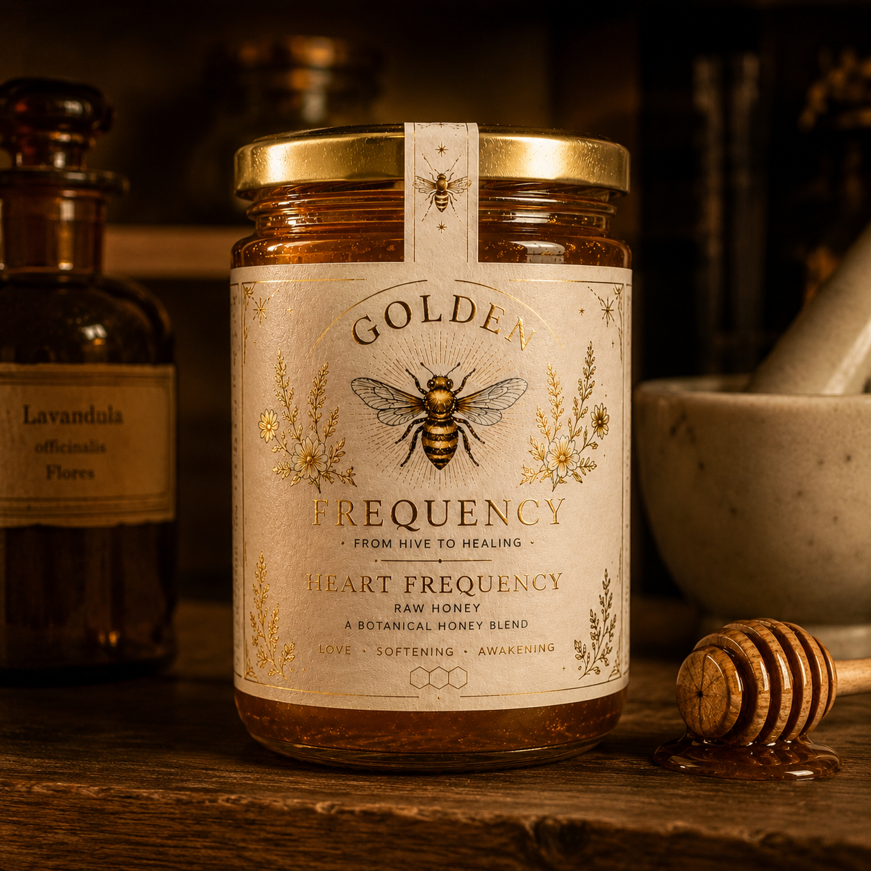 Heart Frequency / wild crafted love honey